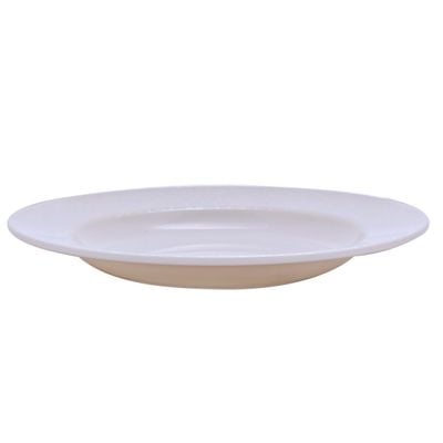 Royalford RF4491 8" Melamine Ware Deep Plate - Soup Deep Plate Pasta Plate | Plate with Playful Classic Decoration, Dishwasher Safe | Ideal for Soup, Deserts, Ice Cream & More