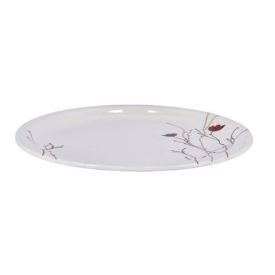 Royalford 10.5" Melamine Plate | Soup Plates Pasta Plates | RF6733 | plate with playful Classic decoration, dishwasher safe | Ideal for Soup, Desserts, Ice Cream & More