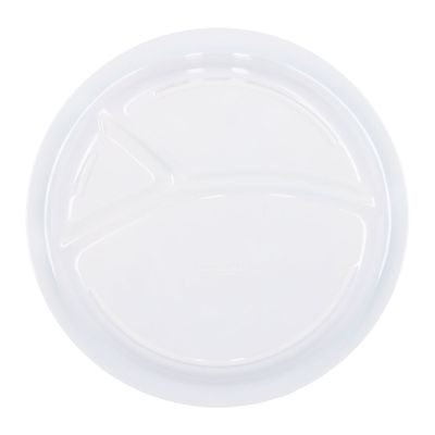 Royalford Melamine Ware 3-section Round Baby Plate, 21.3x2 CM