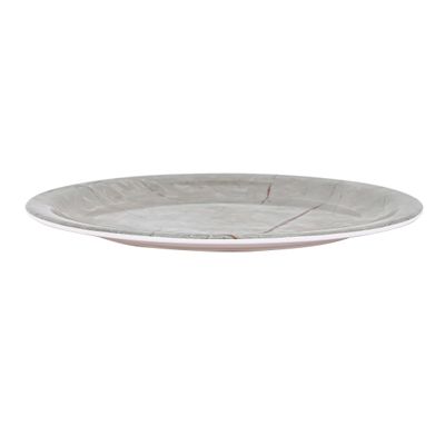 Royalford 11 inch Melamine Ware Round Dinner Plate | RF8480 | Meal Plates Pasta Rice Plate | Plate with Classic Design | Ideal for Rice, Desserts, Ice Cream & More