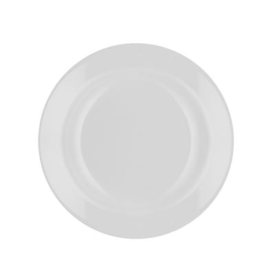 Melamine Ware Dinner Plate, 10" Deep Serving Plate, RF10855 | Plate with Classic Look | White Round Deep Soup Plate | Ideal for Soup, Desserts, Ice Cream & More