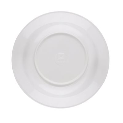 Melamine Ware Dinner Plate, 10" Deep Serving Plate, RF10855 | Plate with Classic Look | White Round Deep Soup Plate | Ideal for Soup, Desserts, Ice Cream & More