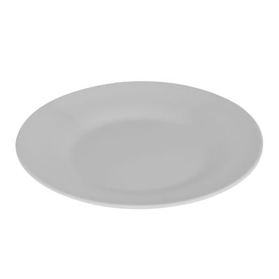 Melamineware Dinner Plate, 8" Deep Serving Plate, RF10857 | Plate with Classic Design | White Round Deep Soup Plate | Ideal for Soup, Desserts, Ice Cream & More