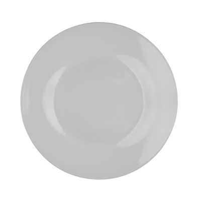 Melamineware Dinner Plate, 8" Deep Serving Plate, RF10857 | Plate with Classic Design | White Round Deep Soup Plate | Ideal for Soup, Desserts, Ice Cream & More