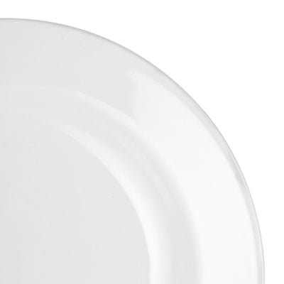 Melamineware Deep Plate, 8" Dinner/ Serving Plate, RF10858 | Plate with Classic Design | White Round Deep Soup Plate | Ideal for Soup, Desserts, Ice Cream & More