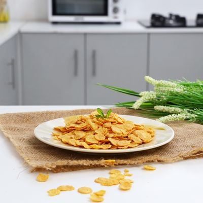 Royalford 8" Melamine Ware Super Rays Flat Plate Pasta Plate Round Shape | Pasta Plate | Plate withPlayful Classic decoration, Freezer Safe | Ideal for Soup, Deserts, Ice Cream & More (Orange)