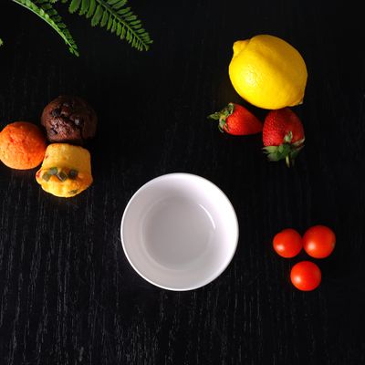 Royalford 3.75" Bowl- RF11785| Premium-Quality Melamineware, Food-Grade, Light-Weight Bowl, Perfect for Serving Snacks, Salads, Noodles, Cereals| Elegant White Color with Floral Print| Dishwasher Safe and Chip Resistant| White and Pink