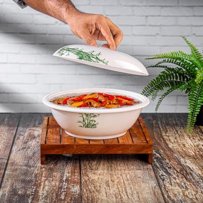 Royalford RF9894 3.75 inch Melamineware Soup Bowl | Portable | Lightweight Bowl Breakfast Cereal Dessert Serving Bowl for Catering, Home Use | Ideal for Soup, Rice, Pasta, Deserts, Ice-cream & More