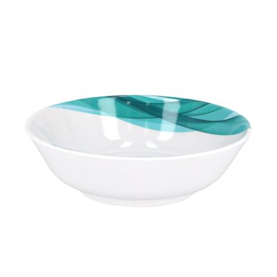 Royalford 8.5" Super Rays Serving Bowl - Portable, Lightweight Bowl Breakfast Cereal Dessert Serving Bowl | Ideal for Rice, Pasta, Deserts, Icecream & More| Green