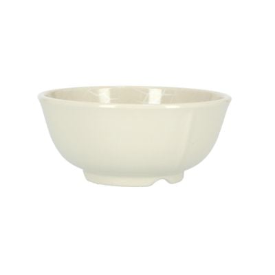 Royalford RF5090 Melamine White Pearl Bowl 4.5 Inch - Portable, Lightweight Salad Bowl for Pasta, Soup, Sturdy Mixing Bowl, Breakfast Cereal Dessert | Ideal for Home, Catering & More