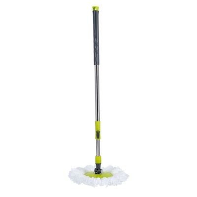 Royalford Proactive Mop- RF7721| Stainless Steel Built with Stainless Steel Handle and Adjustable Height| Equipped with a Handle and Rolling Wheels| No Spill and No Damage to the Floor| Premium-Quality Mop and Bucket with High Efficiency| Green