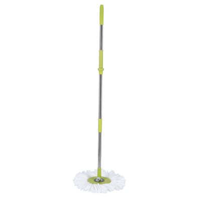 Royalford RF4238GR Spin Easy Mop with Bucket, 360 Rotation, Adjustable handle, Press Pedal & Dispenser Separates Clean and Dirty Water | Ideal for Marble, Tile, Wooden Floors & More