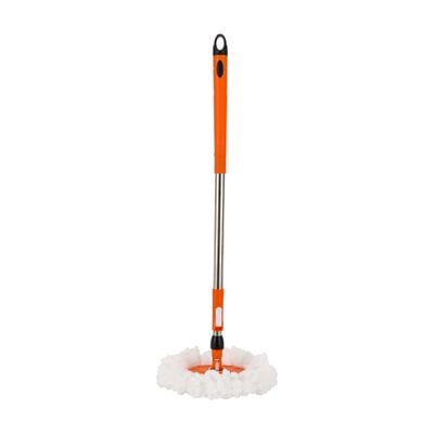 Royalbright 13 L Modern Spin Easy Mop- RF12421/ 360-Degree Rotating Mop Head, 110 cm Handle and 100% Micro Fiber/ No Spill and Damage to Floor, Perfect for Home, Office, Hospitals/ Black and Orange