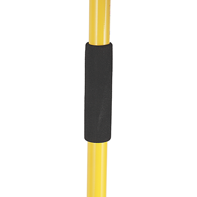 Royalford Microfiber Spray Mop- RF12262/ with Iron Handle, for Dry and Wet Cleaning, Removable and Washable Head and a Long Hand/ Refillable Sprayer Bottle, 400 ml, Integrated Water Spraying Mechanism, Suitable for Floor, Glass, Ceiling, Walls/ Black and Yellow