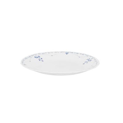 Royalford 7.5" Opalware Dessert Plate- RF12217| Premium-Quality, Light-Weight and Food-Grade Plate, Elegant and Durable| Dishwasher and Microwave Safe, Perfect for Serving Desserts Like Cake, Ice Cream, Pie, Etc. | White