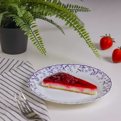 Royalford 7.5" Opalware Dessert Plate- RF12233| Premium-Quality, Light-Weight and Food-Grade Plate, Elegant and Durable| Dishwasher and Microwave Safe, Perfect for Serving Desserts Like Cake, Ice Cream, Pie, Etc. | White