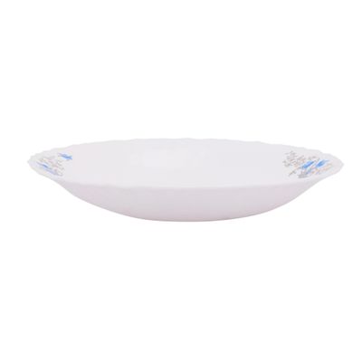 Opal Ware Romantic Soup Plate, 7.5 Inch