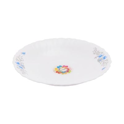 Opal Ware Romantic Soup Plate, 7.5 Inch