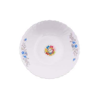 Opal Ware Romantic Soup Plate, 7.5 Inch