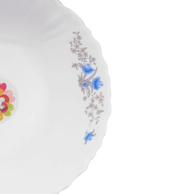 Opal Ware Romantic Soup Plate, 9.5 Inch