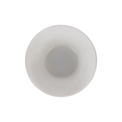 Royalford Velvett Collection 4" Stella White Salad Bowl- RF11755| Premium-Quality Opalware, Light-Weight and Food-Grade Bowl with Elegant Hexagonal Design| Perfect for Serving Salads, Soup, Snacks, Dips| Dishwasher-Safe and Freezer-Safe| White