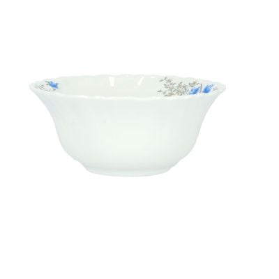 Royalford RF5686 Opal Ware Romantic Soup Bowl, 5-Inch - Portable, Salad Bowl, Soup Bowl, Sturdy Mixing Bowl, Breakfast Cereal Dessert Serving Bowl | Ideal for Home, Catering & More