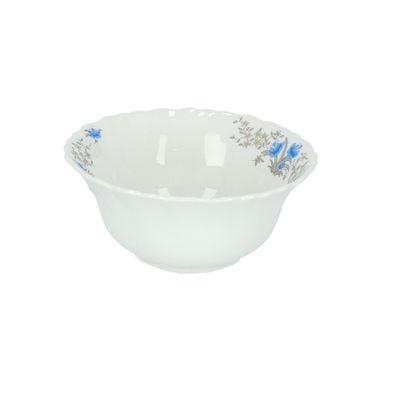 Royalford RF5686 Opal Ware Romantic Soup Bowl, 5-Inch - Portable, Salad Bowl, Soup Bowl, Sturdy Mixing Bowl, Breakfast Cereal Dessert Serving Bowl | Ideal for Home, Catering & More