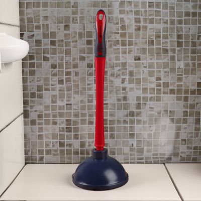 Royalford One Click Series Toilet Plunger- RF8833| Ideal to Unclog Pipes and Sinks for Kitchen, Bathroom, Wash Basin, Bath Tubs| Effortless and Easy Cleaning for all Drain Types| Premium-Quality, Light-Weight and Highly Durable