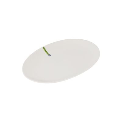 Porcelain Oval Plate, 14 Inch