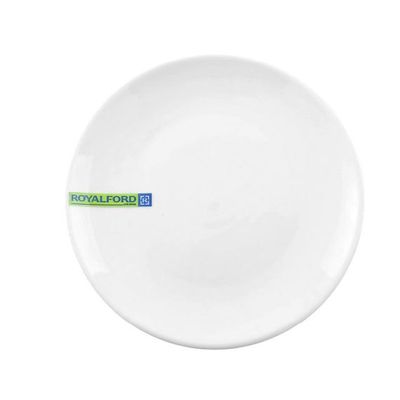 Royalford Porcelain Magnesia Dinner Plate, 7 Inch