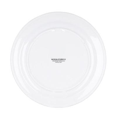 Royalford Porcelain Magnesia Flat Plate, 6 Inch