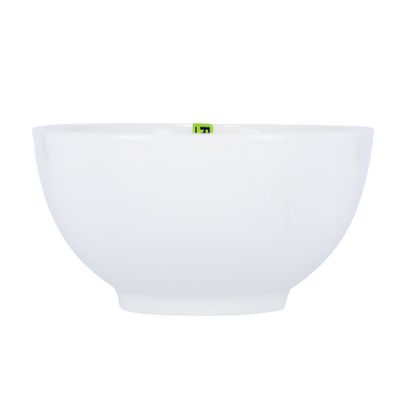 Royalford RF8764 4.5" Porcelain Round Bowl | Large capacity | Stackable Wide Design | Classic Serving Bowl | Ideal for Salads, Cereal, Pasta & Side Dishes (White)