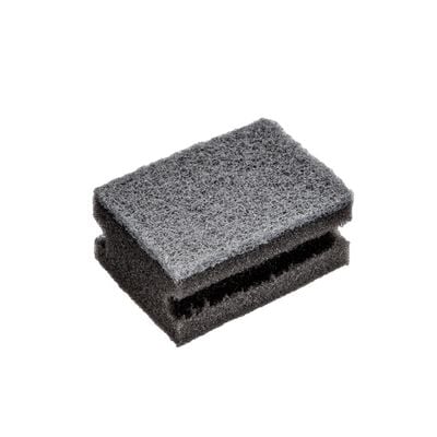 Royalford Royalbright Pack of 4 Heavy Duty Scrub Sponges- RF11082| Scrub Pads for Kitchen, Sink and Bathroom Use| Cleaning Supplies with Nail Saving Design| Premium-Quality, Sensitive on Skin| Ideal for Dish Wash Liquid| Multi-Purpose| No Scratch Rectangular Sponge| Grey