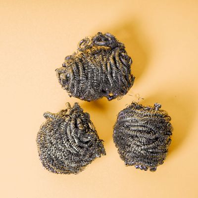 Royalford Royalbright Heavy Duty Stainless Steel Scourer | Rust proof | RF10635| Steel Wool Scrubber for Dishes, Pots and Pans| For Kitchen and Bathroom Use| Non-Rusting Wire Scrubbers for Tough Stain Removal| Round Scrubbers| Pack of 3| Silver Royalford Royalbright Heavy Duty Stainless Steel Scourer | Rust proof | RF10635| Steel Wool Scrubber for Dishes, Pots and Pans| For Kitchen and Bathroom Use| Non-Rusting Wire Scrubbers for Tough Stain Removal| Round Scrubbers| Pack of 3| Silver