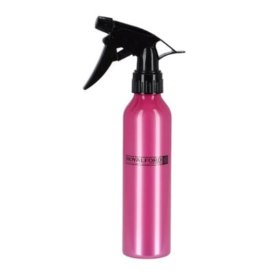 Royalford RF9526 250 ml Spray Bottle | Aluminized Plastic | Portable Bottle Water Mist Stream Settings Liquid Container Leak Proof Trigger Sprayer | Transparent Body | Ideal for Salon, Tattooing, Hairdressing, Gardening