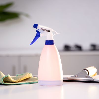 Royalford Spray Bottle | 500ml | Leak Proof Trigger Sprayer | RF9747 | Water Mist Stream Liquid Container | Portable and Durable Transparent Body | Ideal for Salon, Tattooing, Hairdressing