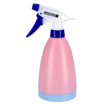 Royalford Spray Bottle | 500ml | Leak Proof Trigger Sprayer | RF9747 | Water Mist Stream Liquid Container | Portable and Durable Transparent Body | Ideal for Salon, Tattooing, Hairdressing