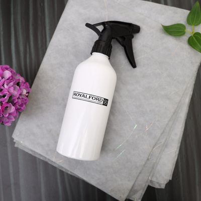 Royalford RF9527 450ml Spray Bottle - Portable Bottle Water Mist Stream Settings Liquid Container Leak Proof Trigger Sprayer | Transparent Body | Ideal for Salon, Tattooing, Hairdressing, Gardening