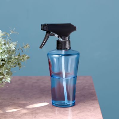 Royalford 250 ml Sprayer Bottle- RF12308/ Refillable Glass Spray Bottles with ABS Lid, Trigger and Pipe/ for Detergent, Sanitizer, Water, Cleaning Agents, Oil, Watering Plants, Ironing/ BPA-Free and Elegant Design/ Blue