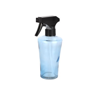 Royalford 250 ml Sprayer Bottle- RF12308/ Refillable Glass Spray Bottles with ABS Lid, Trigger and Pipe/ for Detergent, Sanitizer, Water, Cleaning Agents, Oil, Watering Plants, Ironing/ BPA-Free and Elegant Design/ Blue