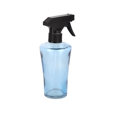 Royalford 250 ml Sprayer Bottle- RF12308/ Refillable Glass Spray Bottles with ABS Lid, Trigger and Pipe/ for Detergent, Sanitizer, Water, Cleaning Agents, Oil, Watering Plants, Ironing/ BPA-Free and Elegant Design/ Blue