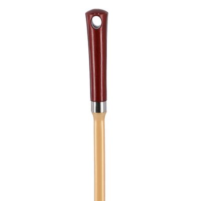 Royalford RF6997 Toilet Brush - Easy Storage with Comfortable handle - Compact L-Shape Design Toilet Cleaner - Clears Clogged Toilets and drains - Ideal for Home and Office Use (Red Yellow)