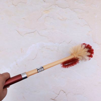 Royalford RF6998 Toilet Brush - Fine Bristles Compact Straight Shape Design Toilet Cleaner - Remove Stains, Floor Cleaner, Clears Clogged Toilets Drains - Ideal for Home & Office Use