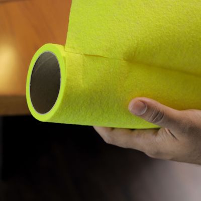 Royalford Royalbright Pack of 2 Cleaning Cloth Roll- RF11072| Powerful and High-Density Microfiber Cloth for Easy and Efficient Cleaning|100% Anti-Bacterial and Super Absorbent Power| 50% Polyester, 30% Microfiber and 20% Viscose for Effective Cleaning | Yellow