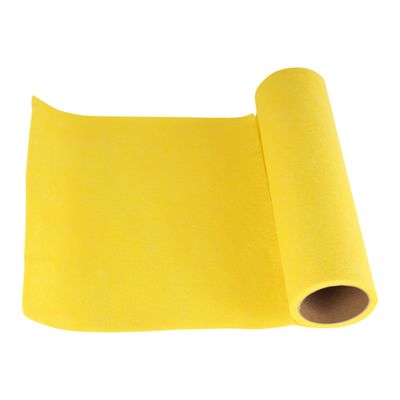 Royalbright Pack of 2 Cleaning Cloth Roll- RF11072| Powerful and High-Density Microfiber Cloth for Easy and Efficient Cleaning|100% Anti-Bacterial and Super Absorbent Power| 50% Polyester, 30% Microfiber and 20% Viscose for Effective Cleaning | Yellow