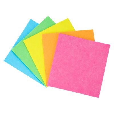 Royalford Royalbright 5-Piece Cleaning Clothes- RF11070| Powerful Cloth for Easy and Efficient Cleaning|100% Anti-Bacterial and Super Absorbent Power for Effective Cleaning | Multi-Color