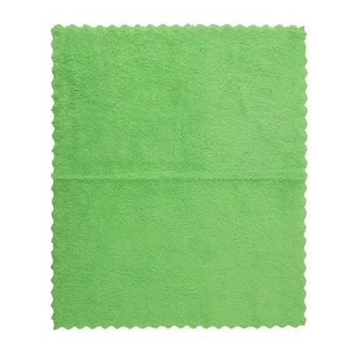 Royalbright 2-Piece Microfiber Cleaning Towels- RF11077| Powerful and High-Density Microfiber Cloth for Easy and Efficient Cleaning|100% Anti-Bacterial and Super Absorbent Power| 80% Micro-Fiber and 20% Polyester for Effective Cleaning | Green and Orange