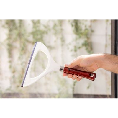 Royalford RF7002 Water Wiper, Gripped Handle Shower Squeegee | Premium Window Glass Water Wiper for Showers Bathroom, Kitchen Windows, Floor Cleaning | Lightweight and Classy Shower Glass Wiper with Hanging Hook