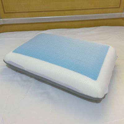 Cool Gel Deluxe Memory Foam Pillow With Cooling Technology and Removable Cover - 60x40x13 cm