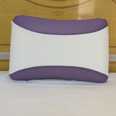 Lavender Infused Memory Foam Pillow With Removable Cover - Hypoallergenic & Breathabler - 60x40x12cm